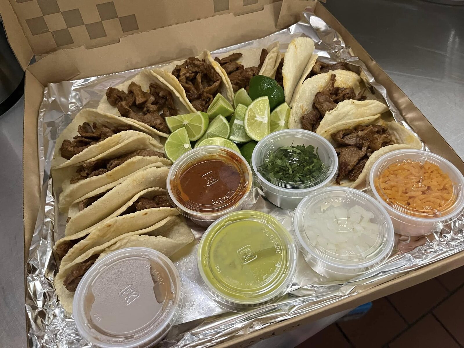 Street tacos and salsas at The Mexican at Central